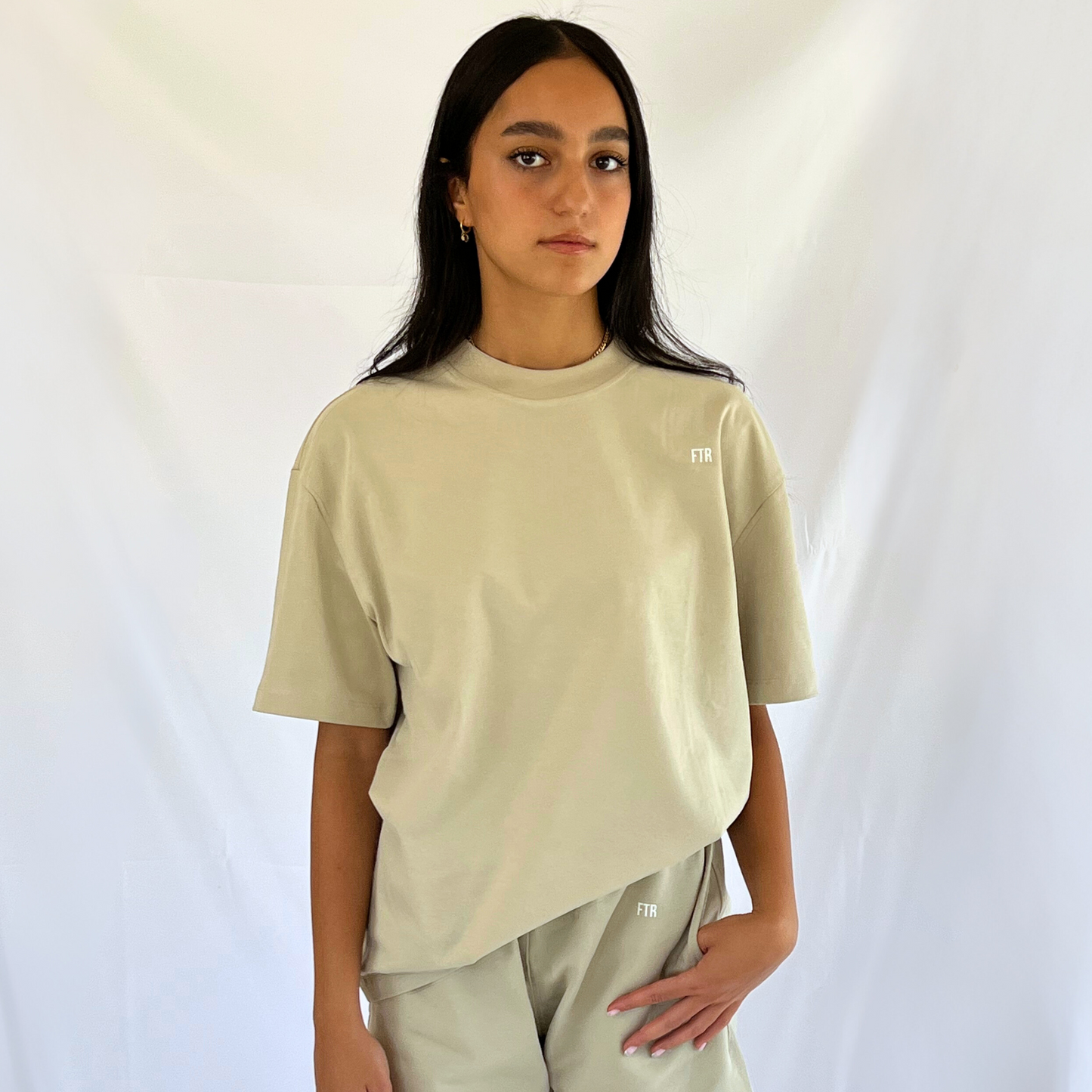 Khaki Oversized Tshirt