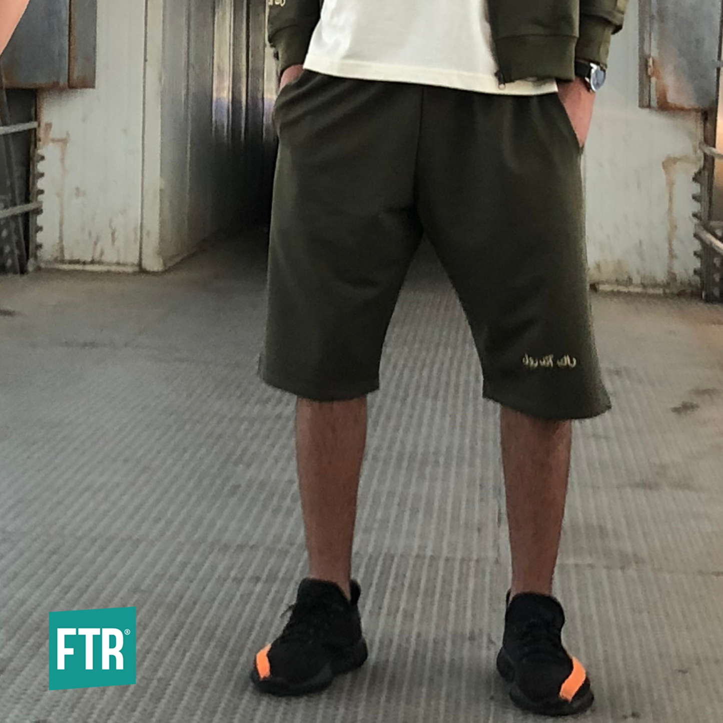 Classic 'Rack and Roll' Olive Green Shorts