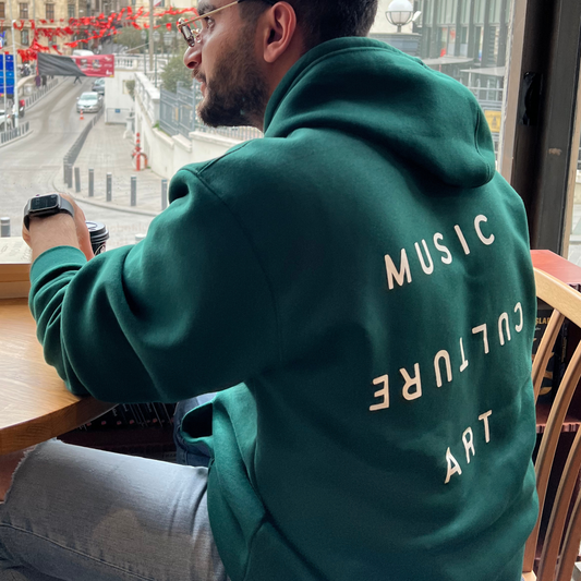 'Here to Eelevate' Dark Green Hoodie