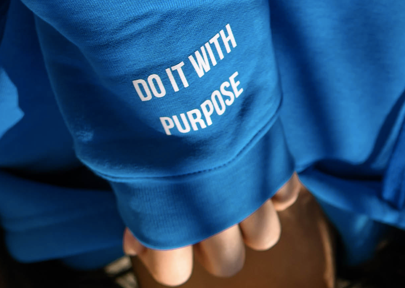 Do it with Purpose Royal Blue Hoodie